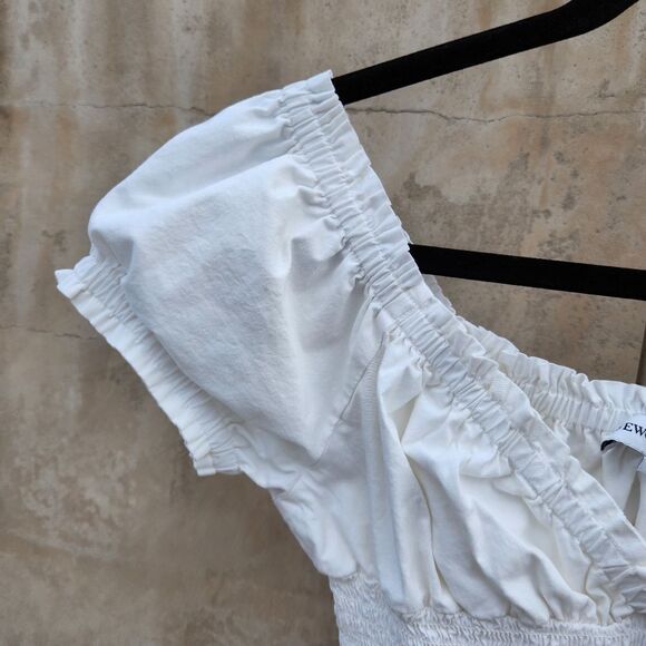 Weworewhat white smocked midi dress - Picture 7 of 9